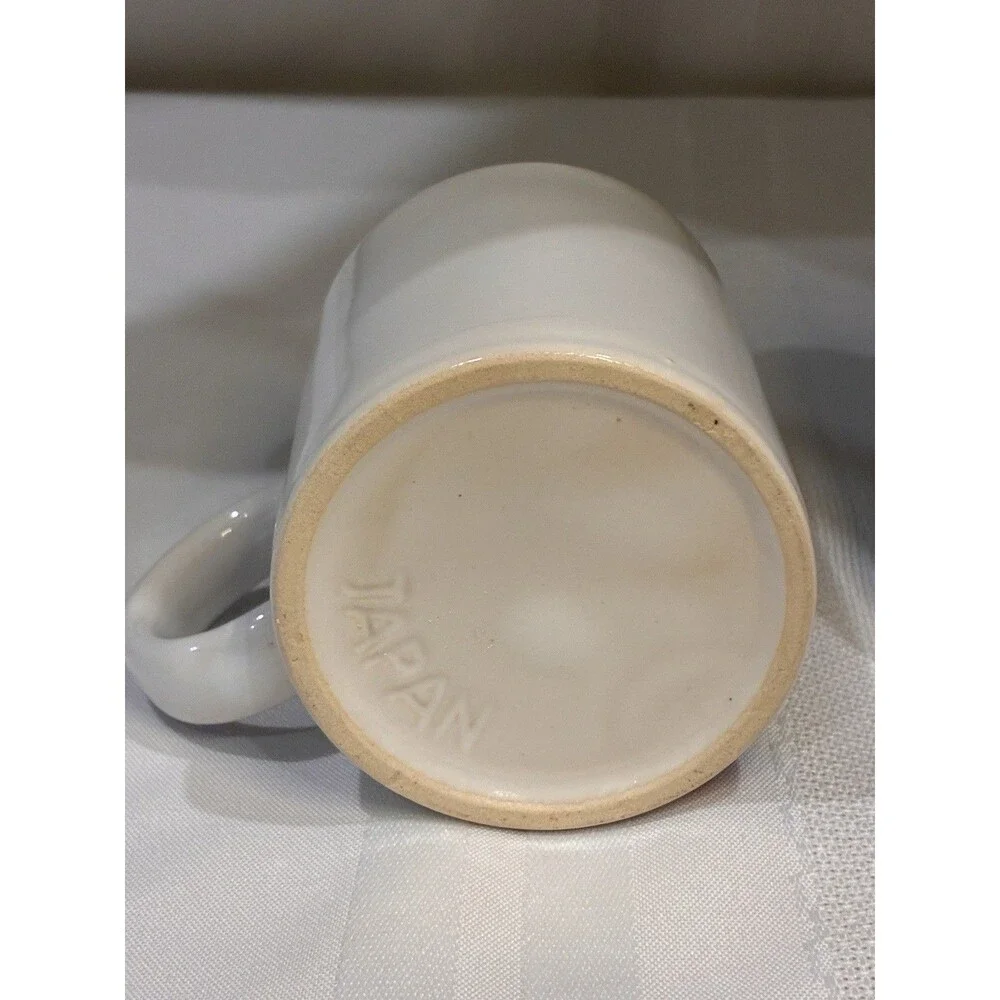 (2) Vtg. 1980s Fred Roberts Co Japan Rainbow Pegasus Winged Unicorn Coffee Mug